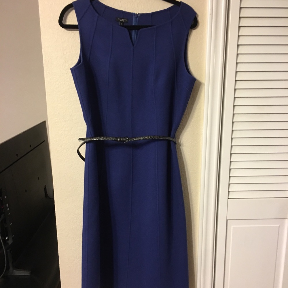 Blue Talbots  sleeveless dress